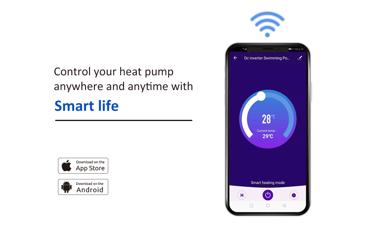 Full DC Inverter Pool Heat Pump