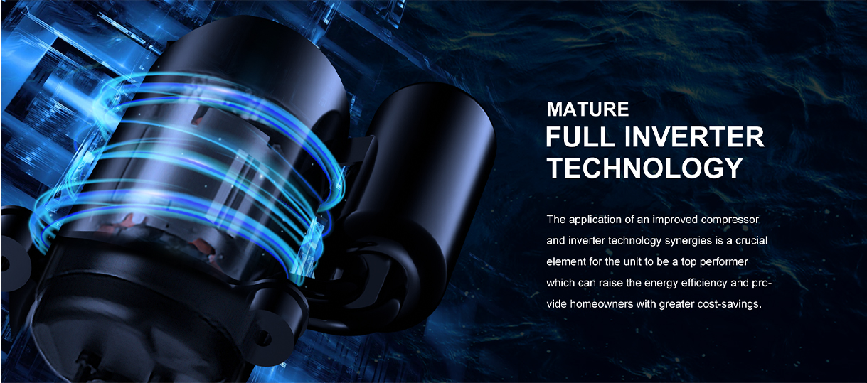 DC Inverter Pool Heat Pump Vertical